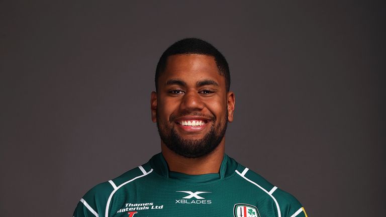 London Irish wing Joe Cokanasiga