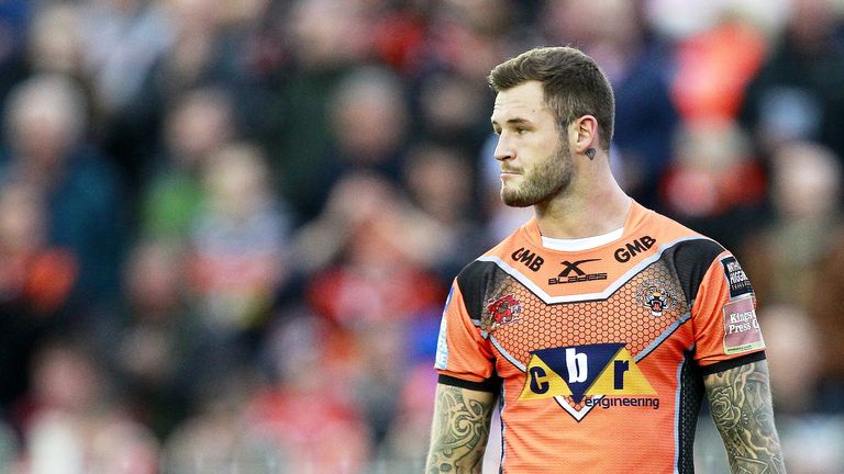 Castleford full-back Zak Hardaker