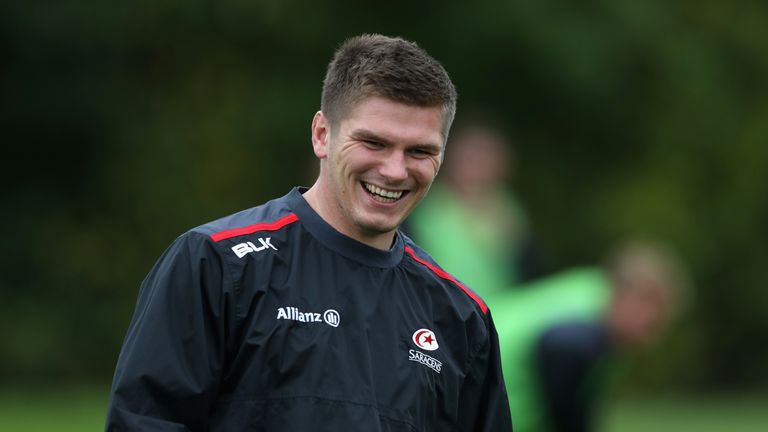 Saracens fly-half Owen Farrell