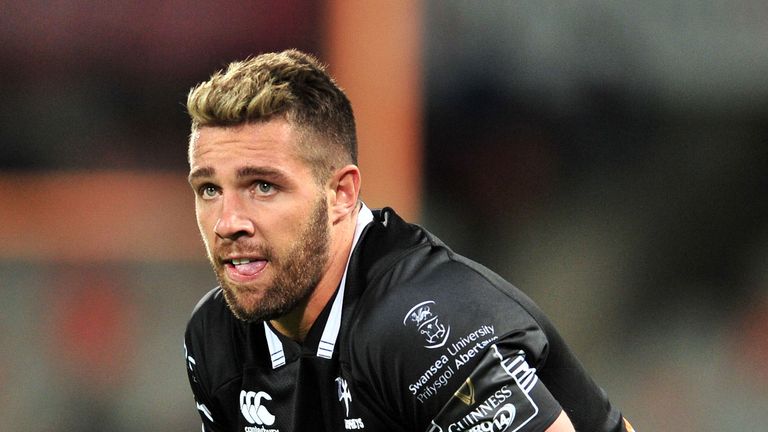 Ospreys scrum-half Rhys Webb