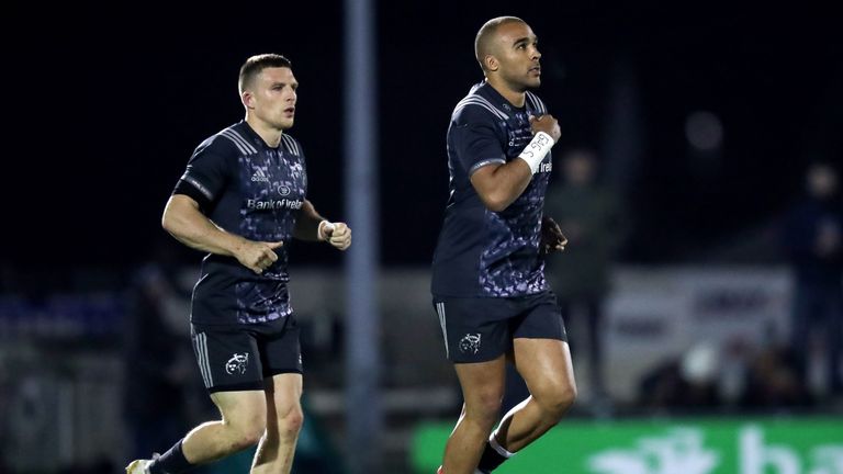 Munster full-back Simon Zebo