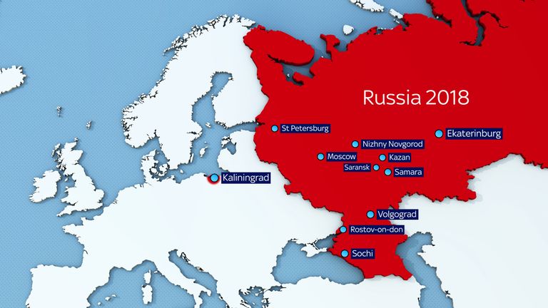 Russia World Cup venues