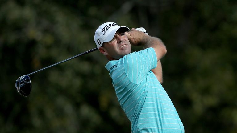 JACKSON, MS - OCTOBER 27:  Ryan Armour plays a shot on the fifth hole during the second round of the Sanderson Farms Championship at the Country Club of Ja