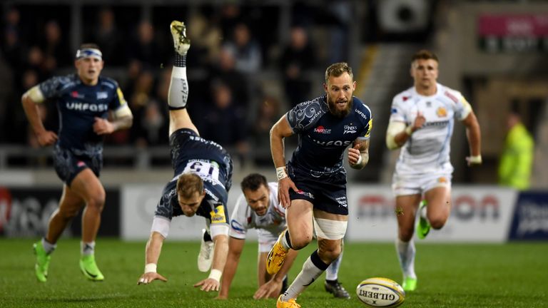 The loss was Sale Sharks' first at the AJ Bell Stadium in any competition since March