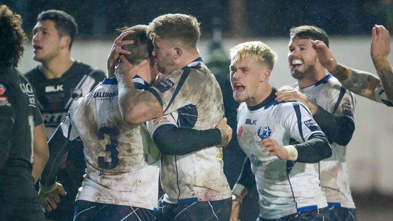 Scotland drew 18-18 with New Zealand in Workington during last year's Four Nations competition