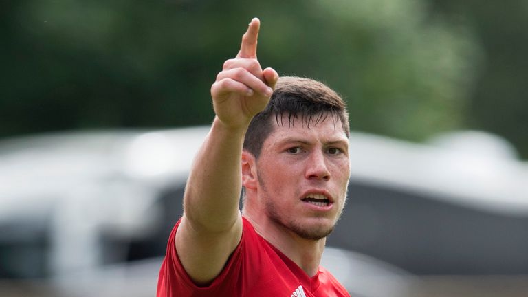 Scott McKenna in action for Aberdeen