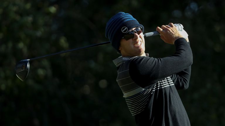 JACKSON, MS - OCTOBER 28:  Seamus Power of Ireland plays his shot from the 17th tee during the third round of the Sanderson Farms Championship at the Count