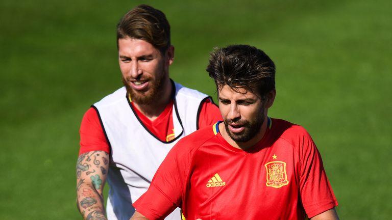 Sergio Ramos and Gerard Pique have been Spain's central defensive partnership for a number of years