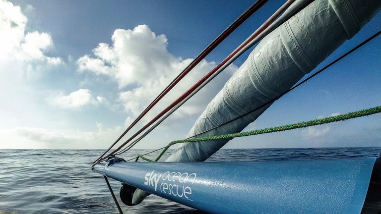 Leg 01, Alicante to Lisbon on board Turn the Tide on Plastic. Volvo Ocean Race. 22 October, 2017
