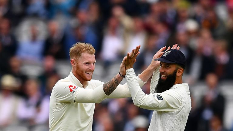 Moeen Ali (right) says England's Ashes hopes are not reliant on Ben Stokes