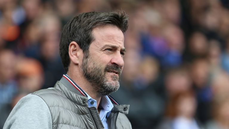 Leeds United manager Thomas Christiansen during the Sky Bet Championship match at Hillsborough