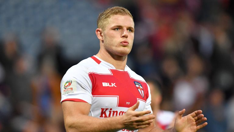 England's Tom Burgess