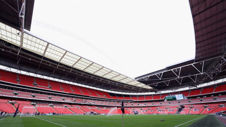 General view inside Wembley Stadium