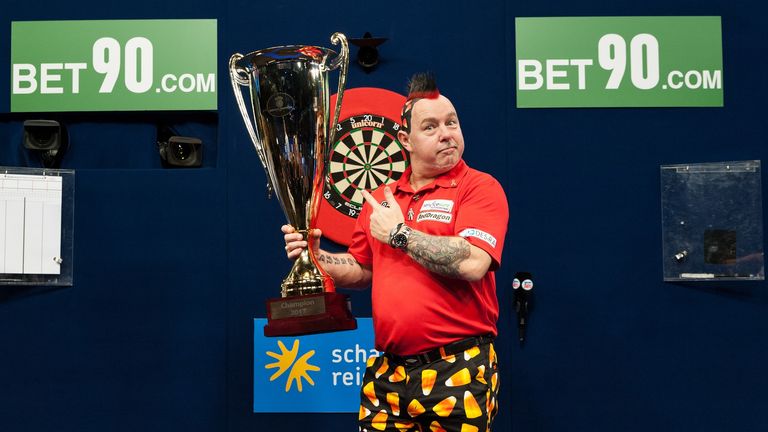 Peter Wright wins the 2017 German Darts Masters