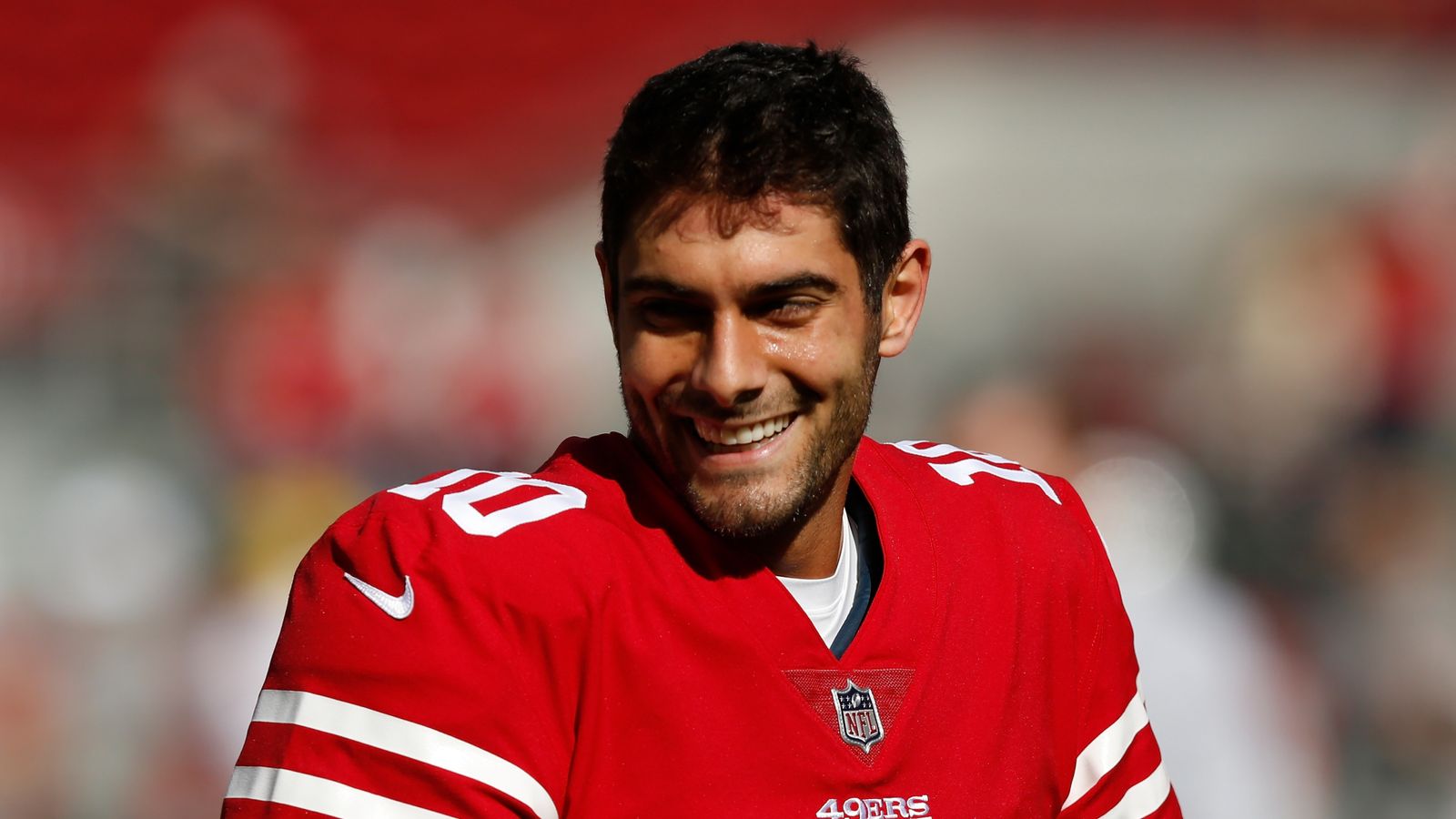 Good news for 49ers in high-decibel Denver: Jimmy Garoppolo is a loudmouth