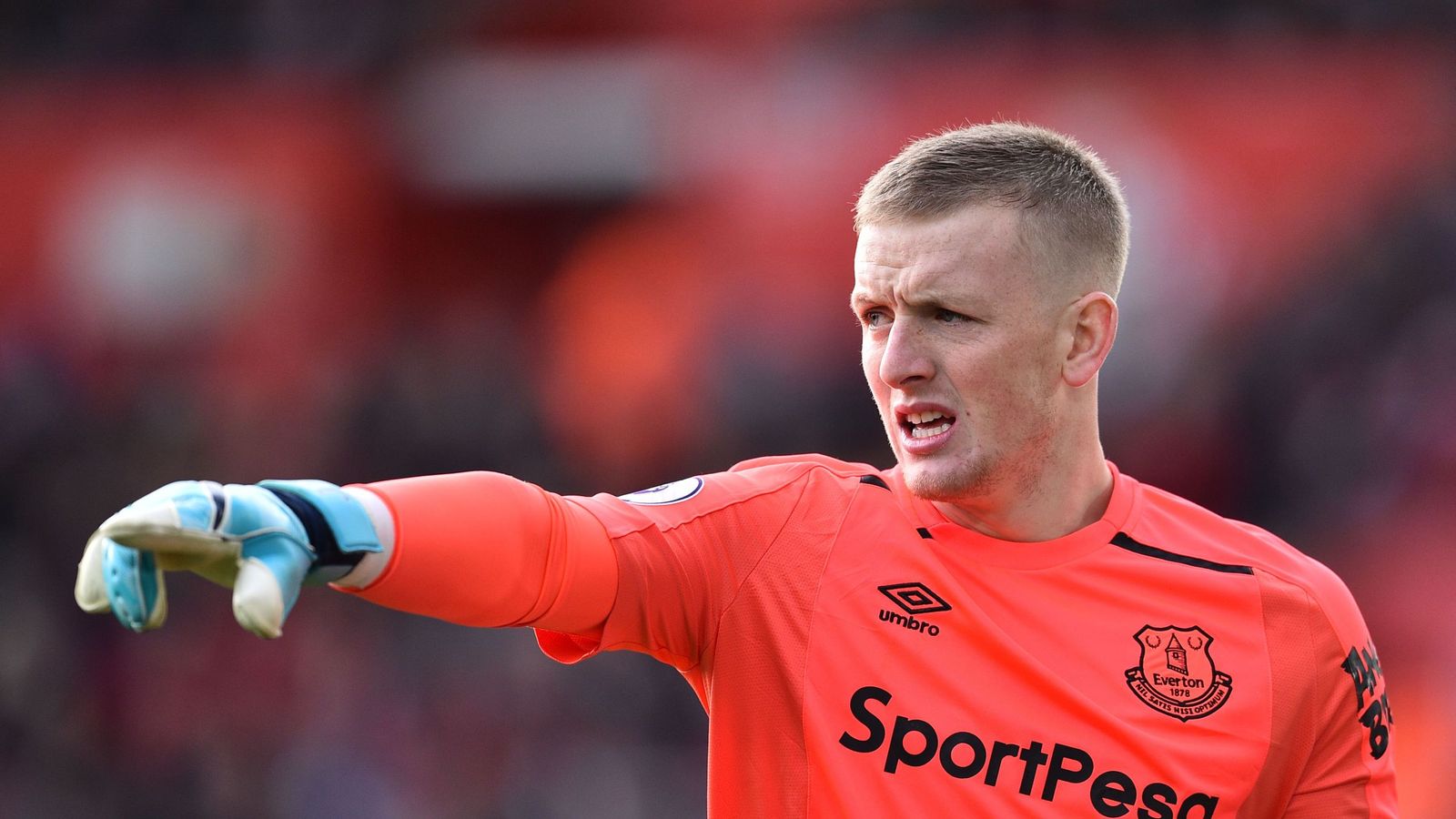 Everton boss Sam Allardyce praises Jordan Pickford's maturity ...