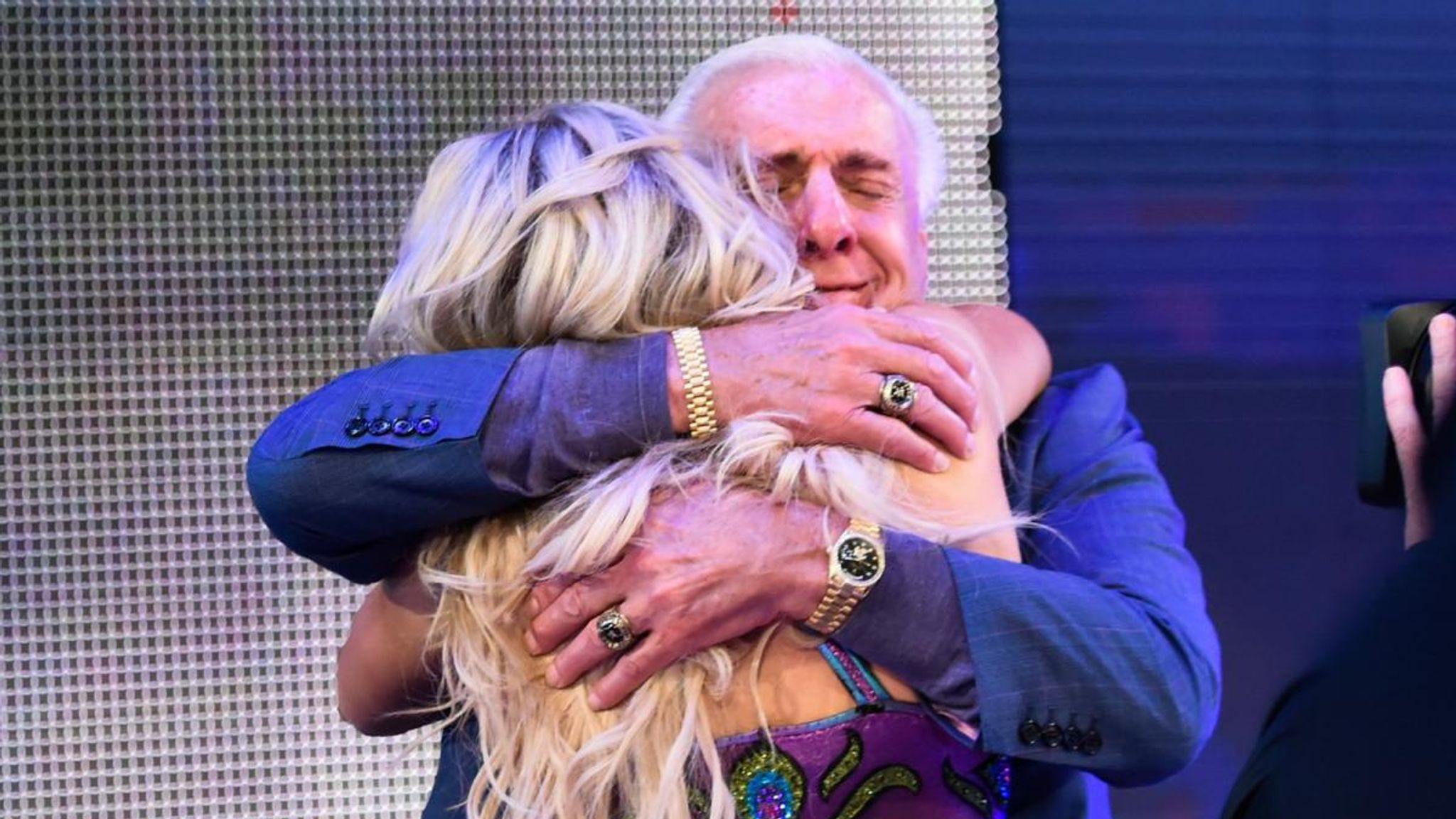 WATCH: Ric Flair surprises Charlotte after her WWE SmackDown title