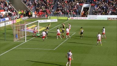 Did Wood's header cross the line?