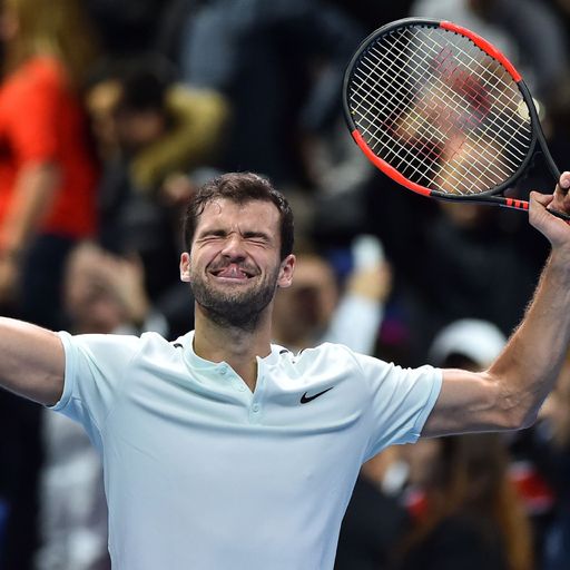 Dimitrov sets up Goffin final at O2