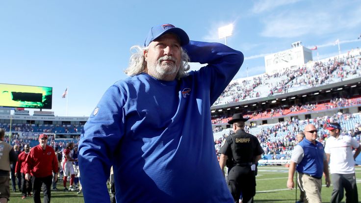 ORCHARD PARK, NY - SEPTEMBER 25:  Buffalo Bills Defensive coordinator Rob Ryan walks off the field after defeating the Arizona Cardinals at New Era Field o