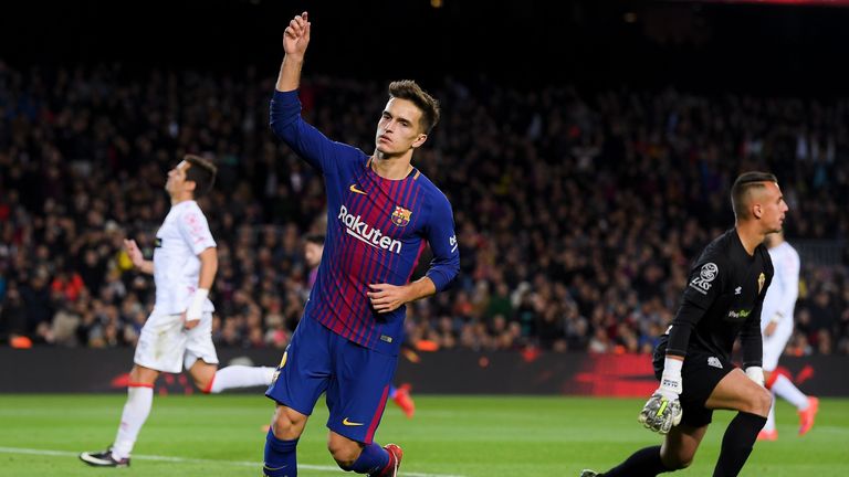 Denis Suarez was among the goals as Barcelona defeated Real Murcia 5-0 in the Copa del Rey