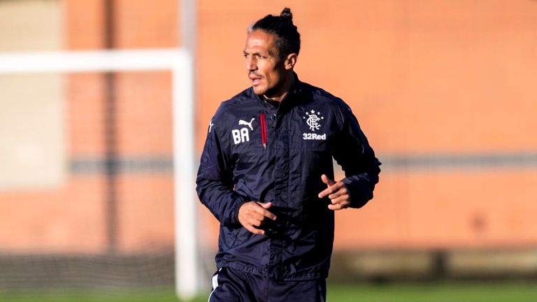 Bruno Alves trained alone on Thursday as he continues his recovery from a back injury