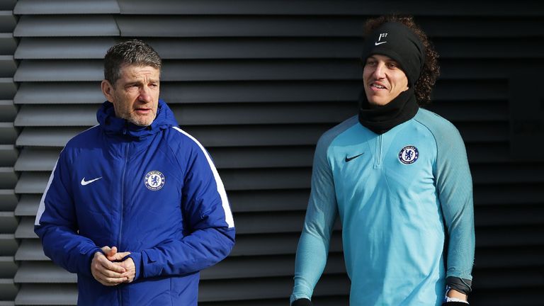 David Luiz was a surprise omission from Chelsea's matchday squad against Manchester United