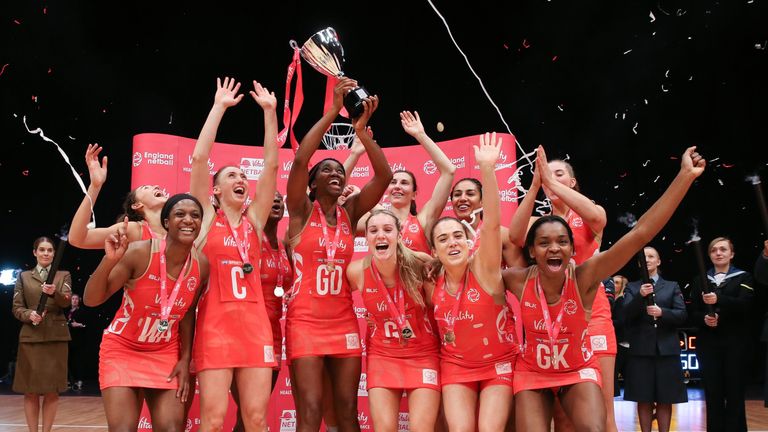 England Roses Won A Third Consecutive Match Against Malawi Queens Netball News Sky Sports