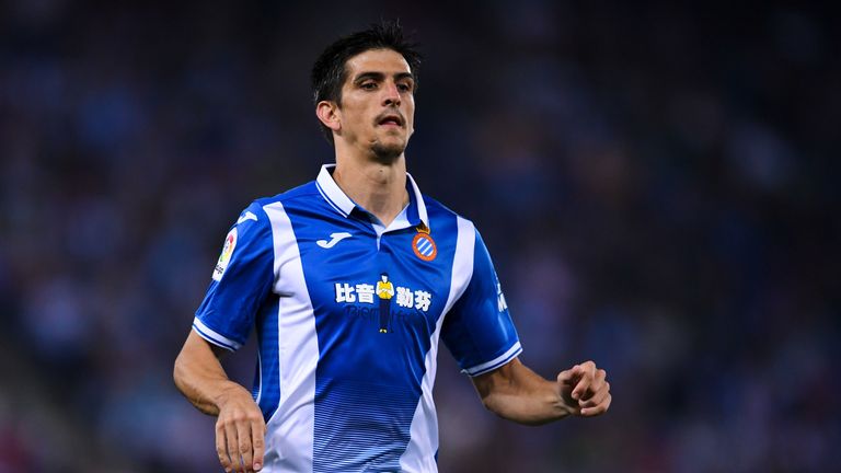 Espanyol's Gerard put his team ahead early in the second half at the RCDE Stadium