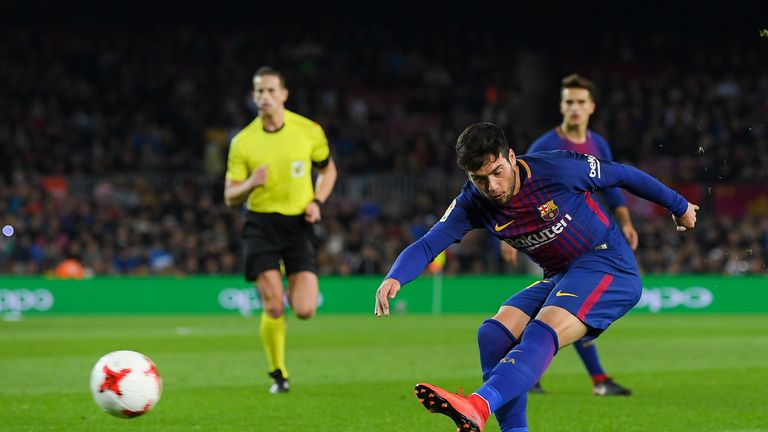 Jose Arnaiz rounds off a convincing win for Barcelona against Real Murcia