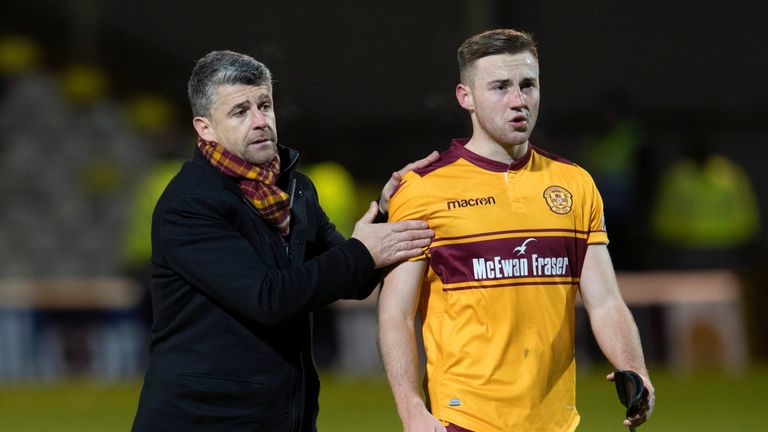 Motherwell manager Stephen Robinson wouldn't be drawn into a discussion about Celtic's late penalty against his team