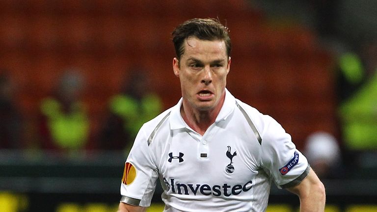 Scott Parker, pictured here during his Tottenham playing days, is now the club's under-18s coach