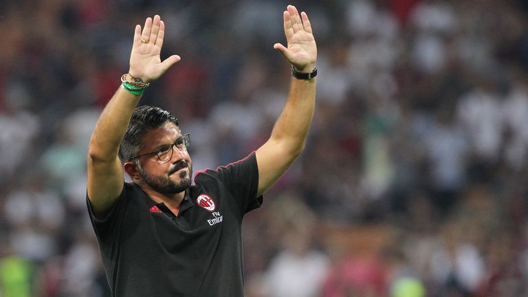 Gennaro Gattuso is the new head coach of AC Milan
