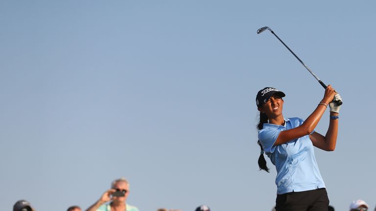 Aditi Ashok clinched a one-shot win over Georgia Hall in Abu Dhabi