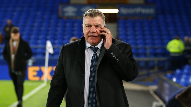 LIVERPOOL, ENGLAND - NOVEMBER 29:  Sam Allardyce is seen arriving at the stadium prior to the Premier League match between Everton and West Ham United at G