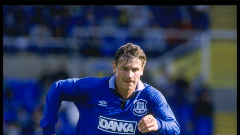 Andrei Kanchelskis of Everton in action during the pre-season friendly between Birmingham and Everton at St. Andrews ground in Birmingham
