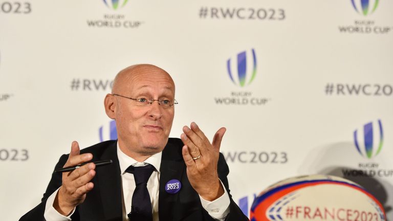 Bernard Laporte, president of the French Rugby Federation