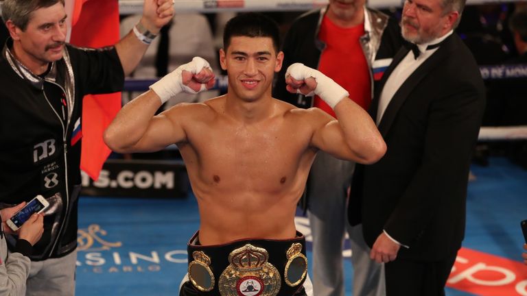 Dimitry Bivol retained his WBA light-heavyweight title after stopping Trent Broadhurst 