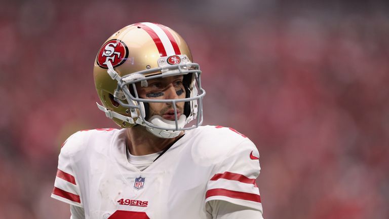 Brian Hoyer was cut by the San Francisco 49ers this week