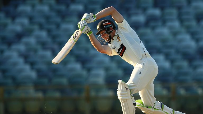 PERTH, AUSTRALIA - NOVEMBER 13: Cameron Bancroft of Western Australia bats during day one of the Sheffield Shield match between Western Australia and South