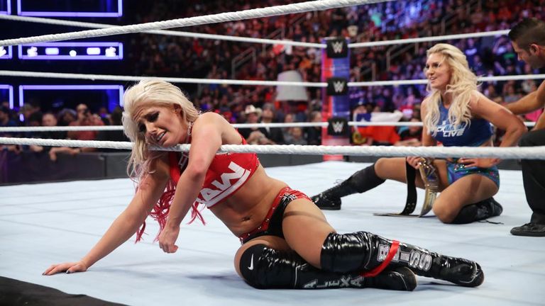 Charlotte Flair beat Alexa Bliss with a Figure Eight