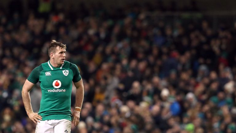 Ireland's Chris Farrell during the Autumn International at the Aviva Stadium, Dublin.