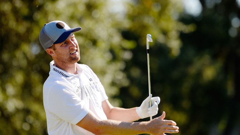 NAPA, CA - OCTOBER 05:  Chris Kirk plays his shot from the second tee during the first round of the Safeway Open at the North Course of the Silverado Resor