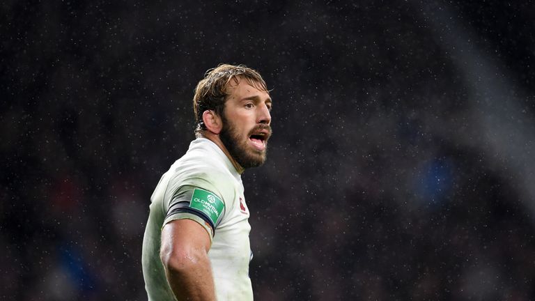 LONDON, ENGLAND - NOVEMBER 18:  Chris Robshaw of England looks on during the Old Mutual Wealth Series match between Engalnd and Australia at Twickenham Sta