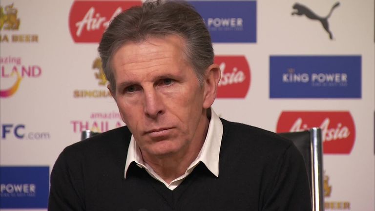 Claude Puel, Leicester City, press conference