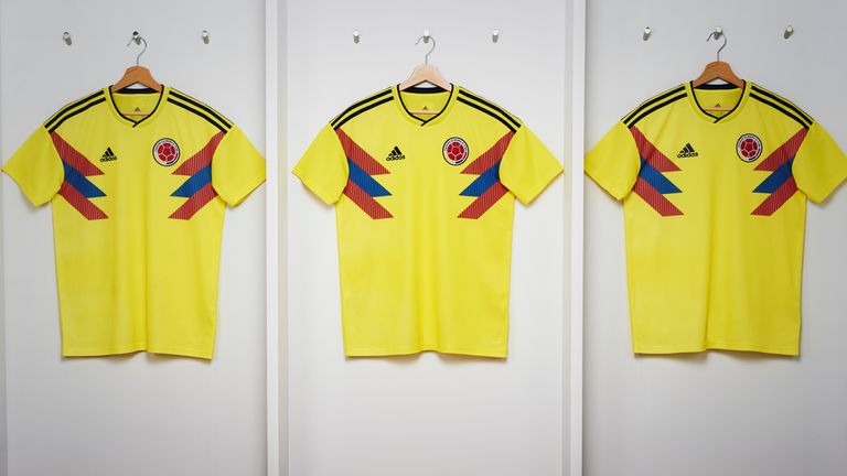 Colombia's World Cup home shirt