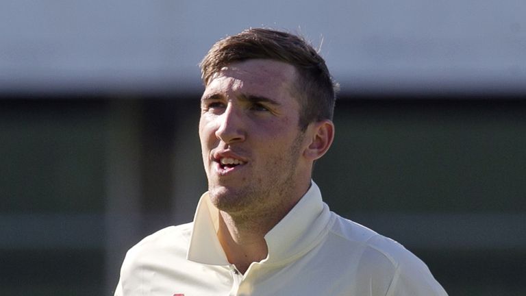 England's Craig Overton prepares to bowl during a two-day Ashes tour match against a Western Australian XI at the WACA in Perth on November 5, 2017.  / AFP