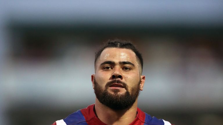 6/7/17: Wakefield Wildcats' David Fifita during the Betfred Super League match v Castleford at Belle Vue.