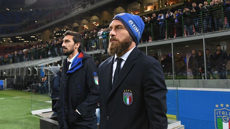 Daniele de Rossi won't be at the World Cup after Italy's elimination 