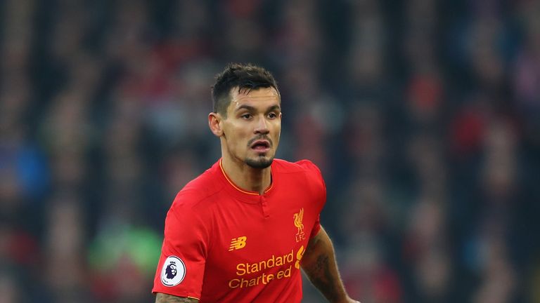 LIVERPOOL, ENGLAND - NOVEMBER 26:  Dejan Lovren of Liverpool in action during the Premier League match between Liverpool and Sunderland at Anfield